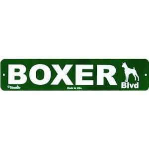  Boxer Blvd Novelty Street Sign Patio, Lawn & Garden