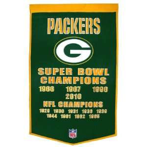  Green Bay Packers Super Bowl XLV Champions Dynasty Banner 