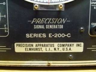 Vintage Precision Signal Generator E 200 C Works P55  