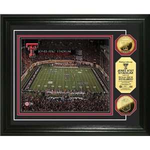  Texas Tech University Framed Jones AT&T Stadium 24KT Gold 