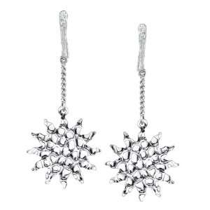  Dangling Snowflake Earrings Jewelry
