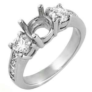  Ladies semi mount ring I Do Bands Jewelry