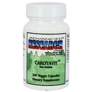 Advanced Research   Carotavit Beta Carotene   200 Vegetarian Capsules
