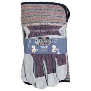 Custom Leathercraft PK2046 Work Gloves with Safety Cuff and Wing Thumb 