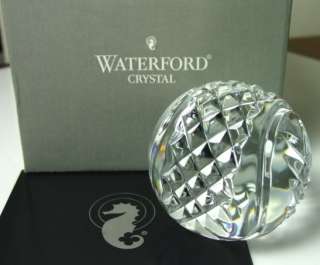 Waterford Crystal TENNIS BALL Sculpture/Paperweight NIB  