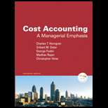 Cost Accounting   Student Solutions Manual (ISBN10 0138130426; ISBN13 
