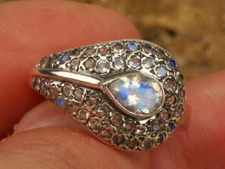 Moonstone Victorian ring reproduction  