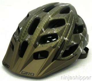   Matte Brown Lines Logo Mountain Bike Helmet LARGE MSRP $90 New  