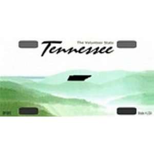 BP 085 Tennessee State Background Blanks FLAT   Bicycle License Plates 