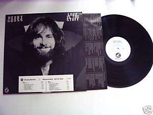 Henry Gross Love Is The Stuff Rare LP N/Mint Condition  