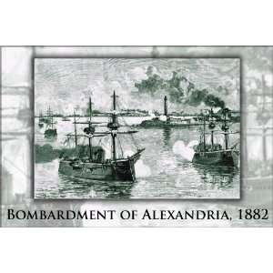  Bombardment of Alexandria, July 11, 1882   24x36 Poster 