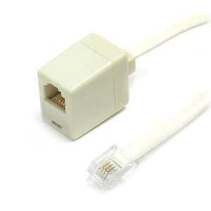 Telephone Extension Cable. 25FT RJ11 TELEPHONE EXTENSION CABLE ADAPTER 