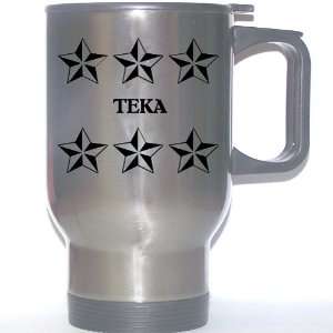  Personal Name Gift   TEKA Stainless Steel Mug (black 