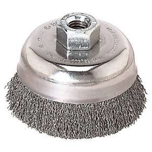  Bosch WB510 4 Inch Knotted Carbon Steel Cup Brush, 5/8 