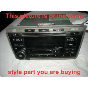 Radio  INFINITI I35 02 04 receiver, AM FM stereo cassette CD, Bose