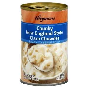  Wgmns Soup, Chunky New England Style Clam Chowder, 18.8 Oz 