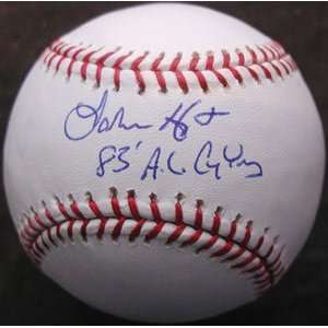 Lamar Hoyt Autographed Baseball   Official Sports 