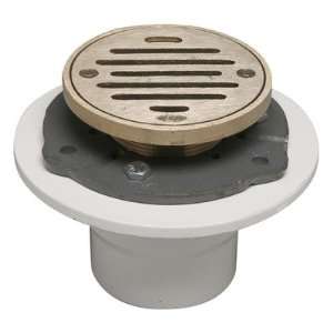 Solid Brass Drain Kits with 4 Round ABS Shower Drain Finish Polished 