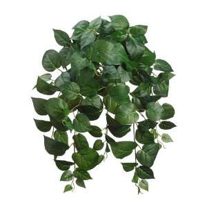  Faux 24 Philodendron Hanging Bush w/124 Lvs. Green (Pack 