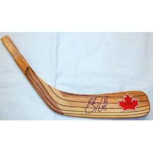  Sidney Crosby Autographed Team Canada Logo Stick Blade W 