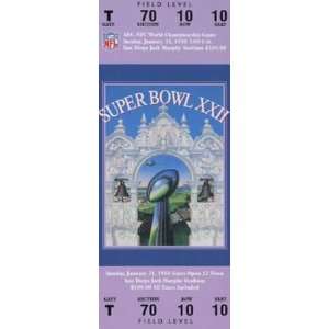   10m Super Bowl XXII Ticket Rep. Washington Redskins & Denver Broncos