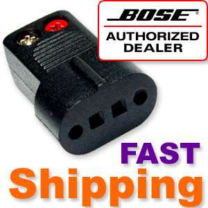 BOSE AC 2 BARE SPEAKER WIRE ADAPTER / CONNECTOR   BLACK  