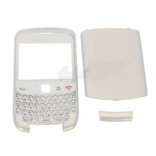 Piece housing cover for BlackBerry Curve 9300 White  