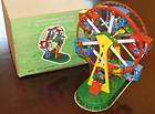NIB Luxury Music Ferris Wheel Action Wind Up Classic Retro Tin Toy 