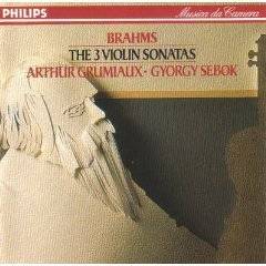 Johannes Brahms  The 3 Violin Sonatas   Arthur Grumiaux (Philips)