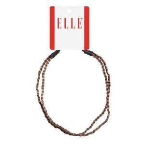  Elle Metallic Split Braided Headwrap, Bronze Beauty