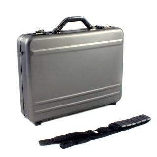 Brancas Aluminum Laptop/Notebook Computer Attache Case   Dark Iron by 