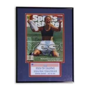 Brandi Chastain Signed LE Framed SI Cover 1999 World Cup  