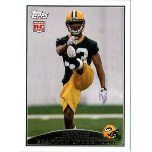 2009 Topps #344 Brandon Underwood RC   Green Bay Packers (RC   Rookie 