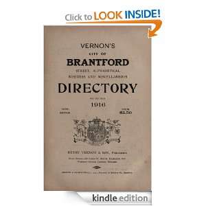 City of Brantford directory  street, alphabetical, business and 