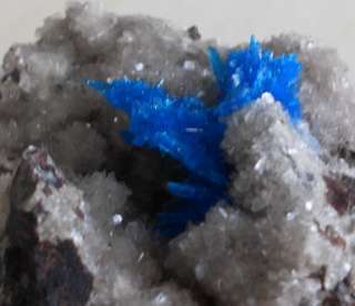 AMAZING   BLUE PENTAGONITE CRYSTAL CLUSTER   FROM POONA, INDIA  
