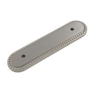   Beaded Oblong Cabinet Pull Backplate BP 1792 BRB