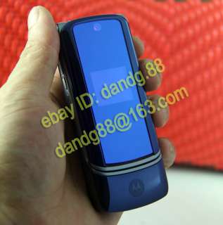   MOTOROLA KRZR K1 Mobile Cellular Phone GSM Quadband Refurbished Blue