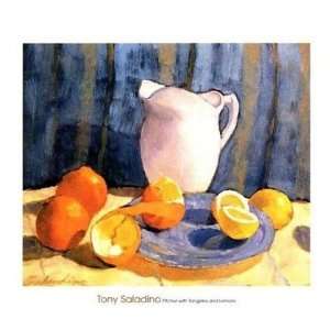 Pitcher with Tangelos and Lemons by Tony Saladino 30x26  