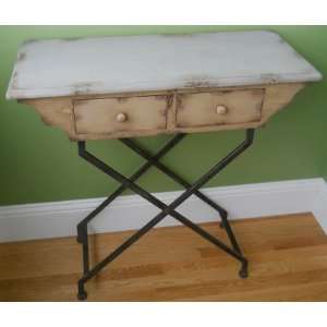  Distressed Accent Table with Draws