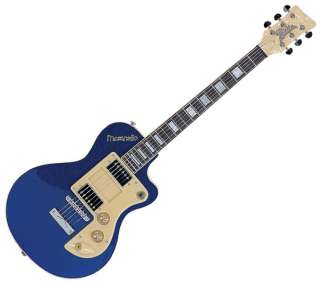 Italia Maranello Classic Electric Guitar   Blue Sparkle  