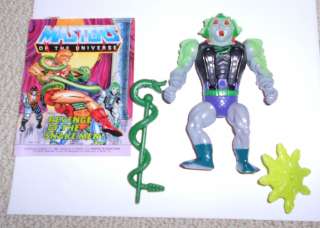 1987 Snake Face + Mini Comic Vintage MOTU Complete Figure  