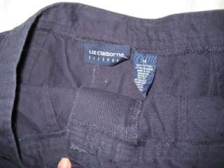 Womans LIZ CLAIBORNE Navy Blue Lizsport Shorts 14 XL  