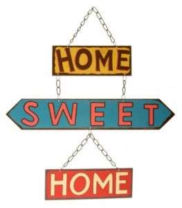 NEW HOME SWEET HOME RETRO / VINTAGE METAL SIGN GIFT  
