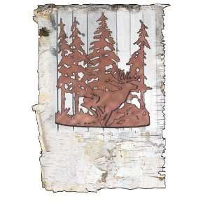  11W Deer Through The Trees Wall Sconce