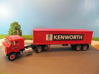 First Gear Diecast Kenworth Bull Nose Tractor Trailer Truck 19 1771 1 
