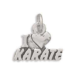  I Love Karate Charm Jewelry