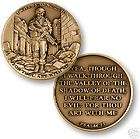 WILL FEAR NO EVIL PSALM 23 MILITARY CHALLENGE COIN