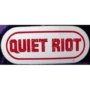  WRIF Radio, Quiet Riot Bumper Sticker 