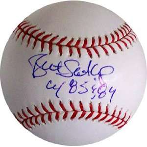  Bret Saberhagen CY 85+89 Autographed Baseball Sports 