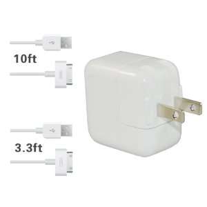  Apple ipad 10w USB Power Charger Adapter for ipad With10ft 